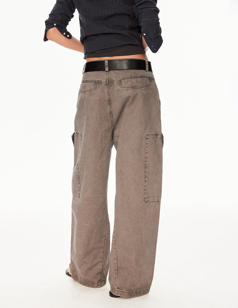 MADWIT VINTAGE WASHED UTILITY PANTS #CK6933