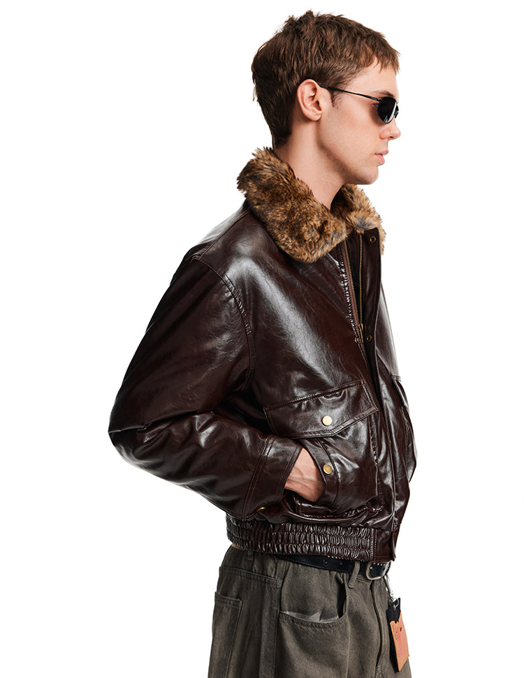 MADWITCH UTILITY FUR COAT #AK085