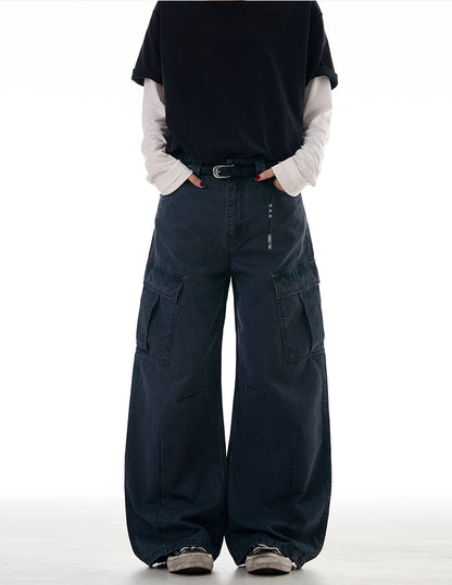 MADWITCH BAGGY VINTAGE CARGO PANTS #A605