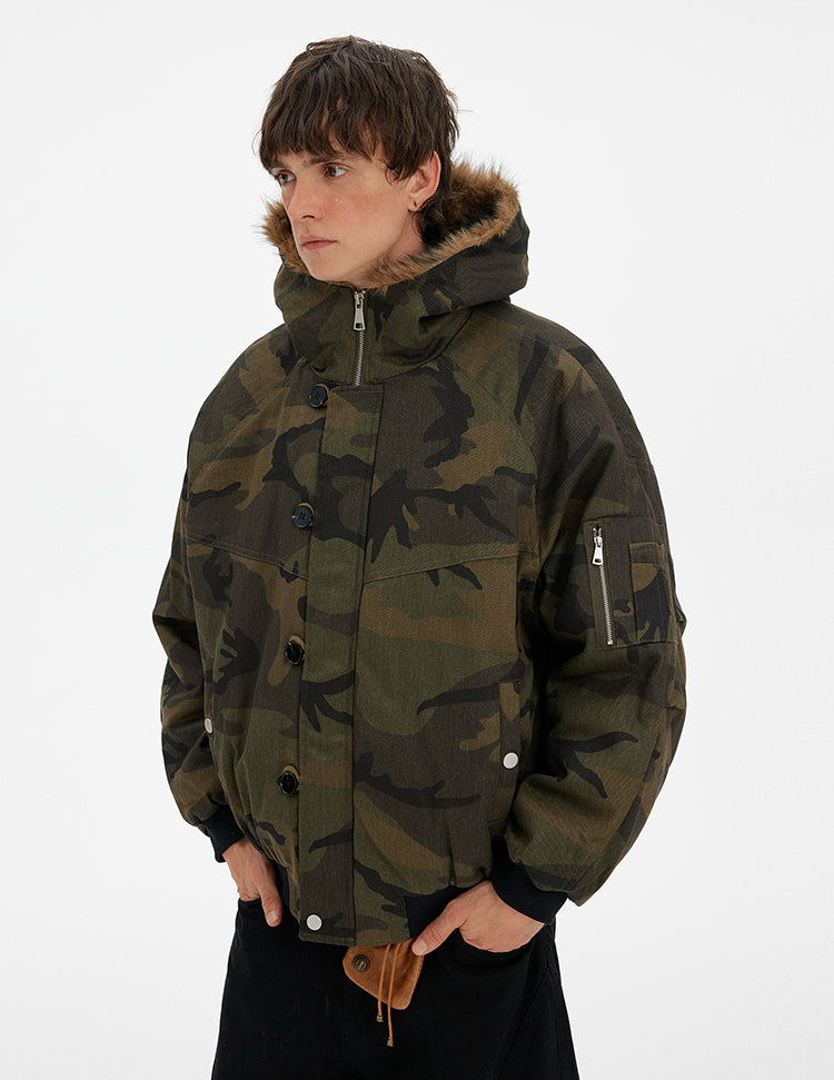 MADWITCH CAMO STREET PARKA JACKET #M1053