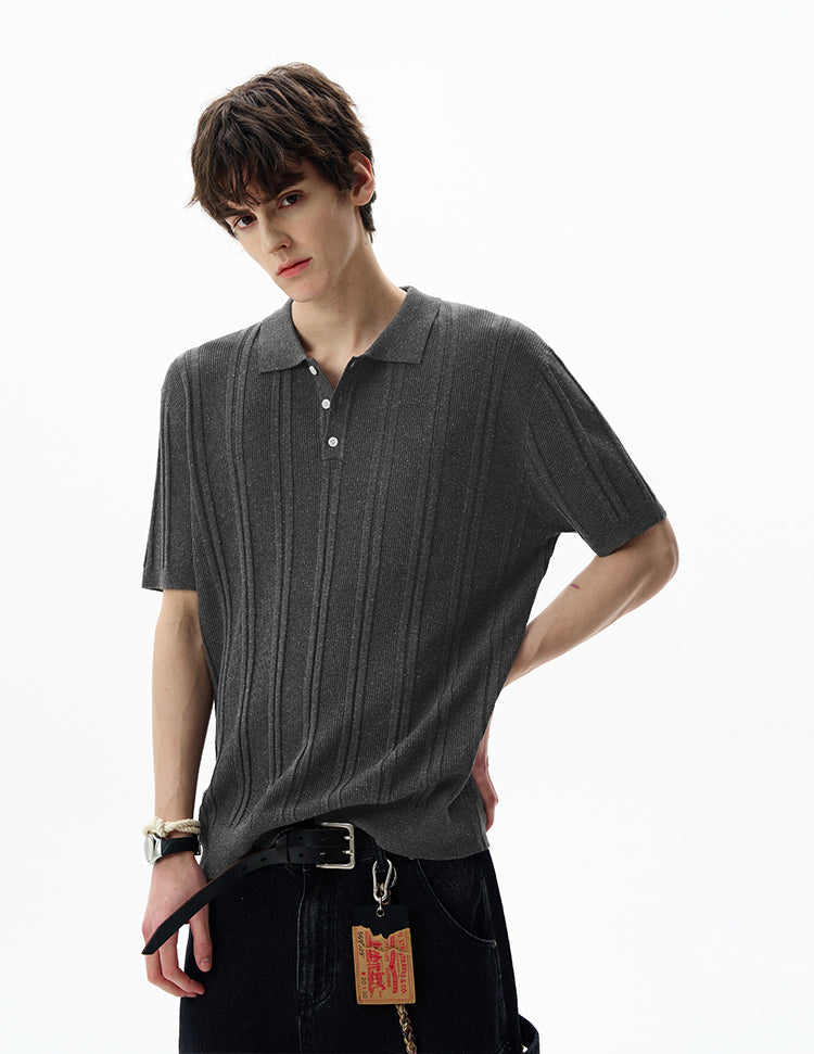 MADWITCH OLD MONEY KNIT TEE #LX0101