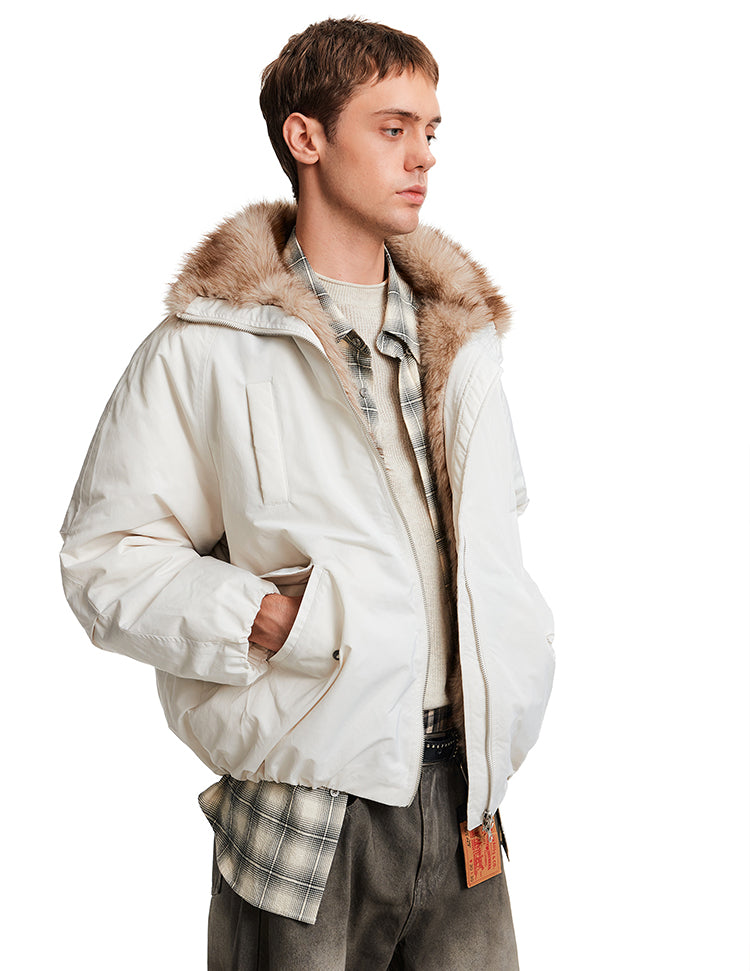 MADWITCH SHEARLING PUFF COAT #8815A353