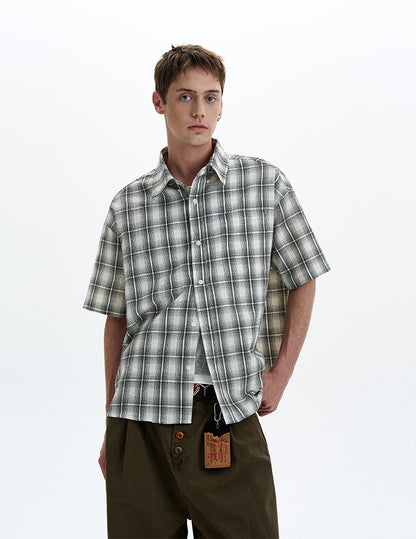 MADWITCH VINTAGE CHECK SHIRT #CR226