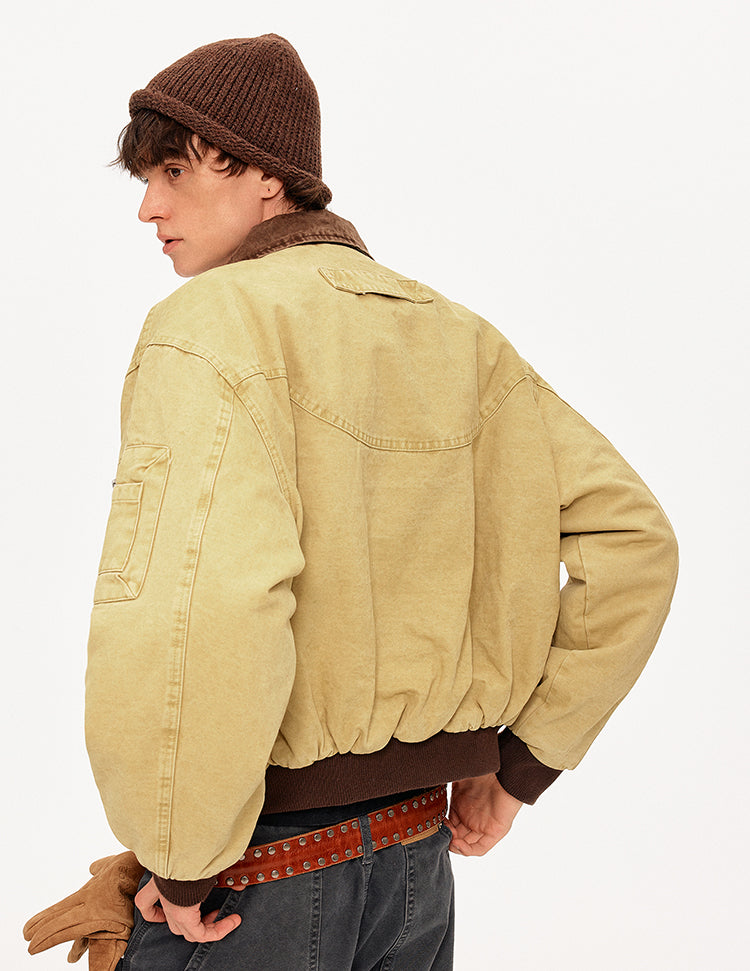 MADWITCH COLORBLOCK WORKWEAR BOMBER JACKET #CW1329
