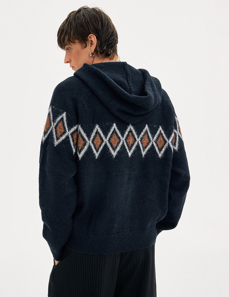 MADWITCH TWIST HOOD SWEATER #8962