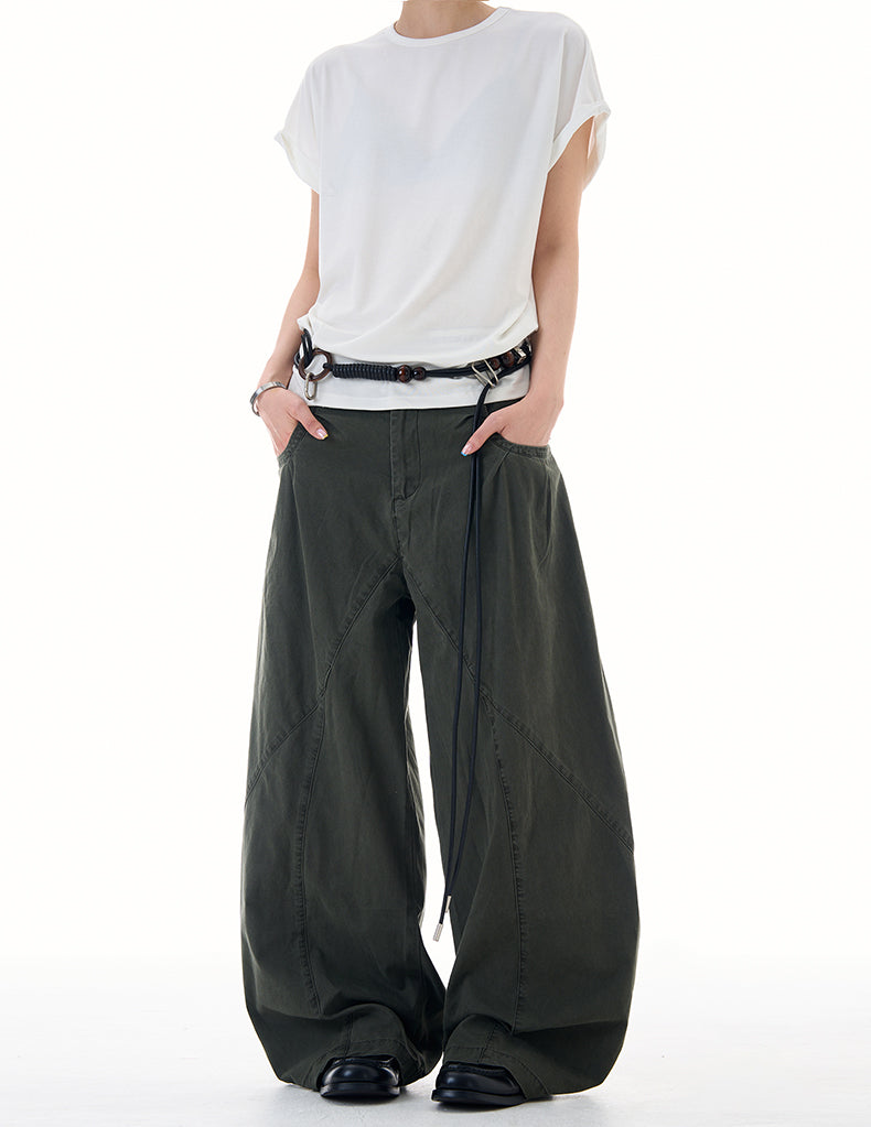 MADWITCH ASYMETRIC PANELED TROUSERS #CK6822