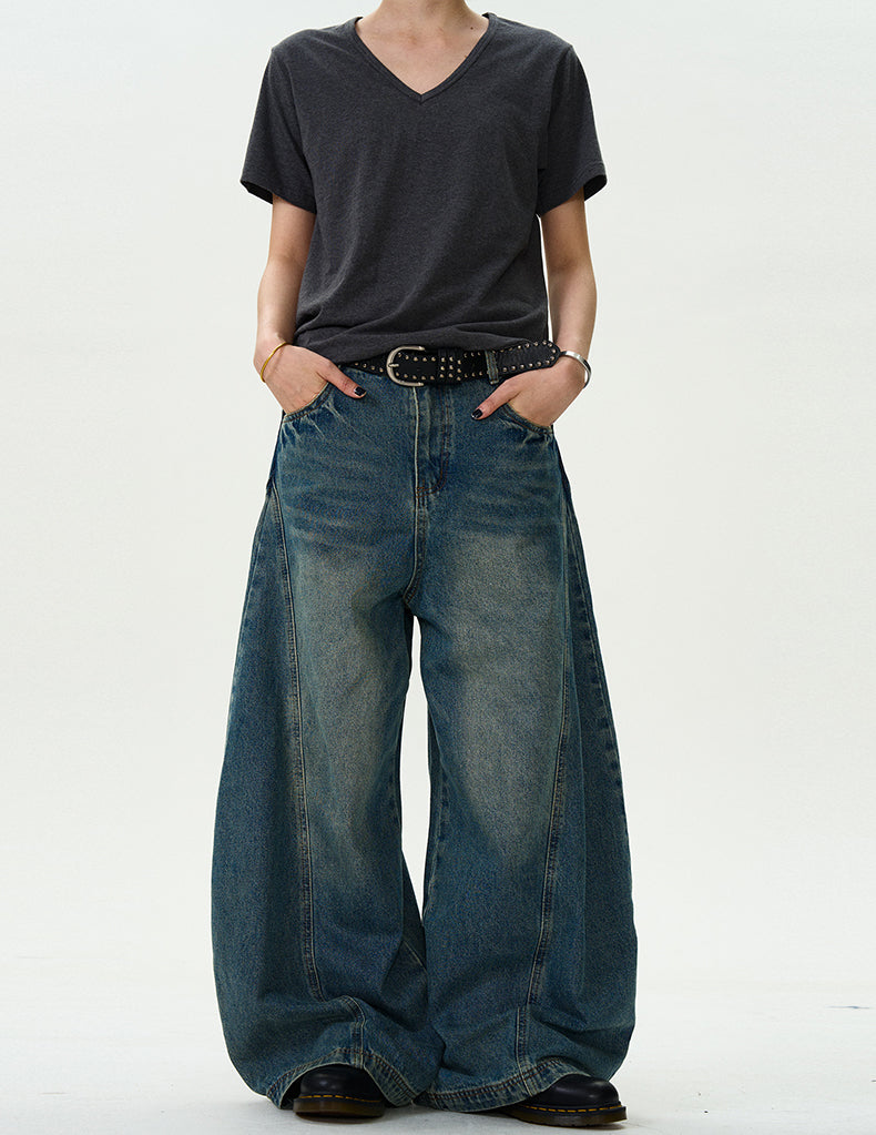 MADWITCH ANKLE-WRAPPED VINTAGE DENIM #24128