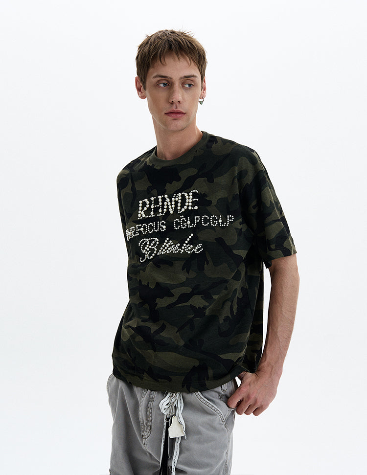 MADWITCH PEARL STUD TEE #L954