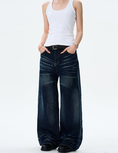 MADWITCH RUCHED HIGH-STREET JEANS #25176