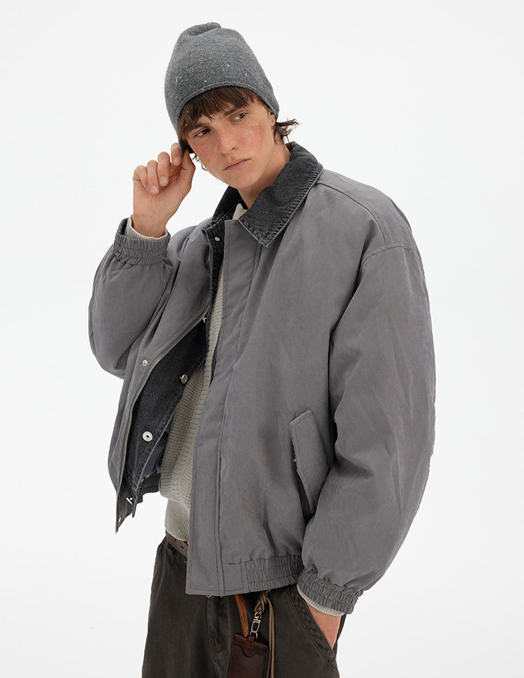 MADWITCH RETRO LAYERED PUFFER JACKET #UN25013
