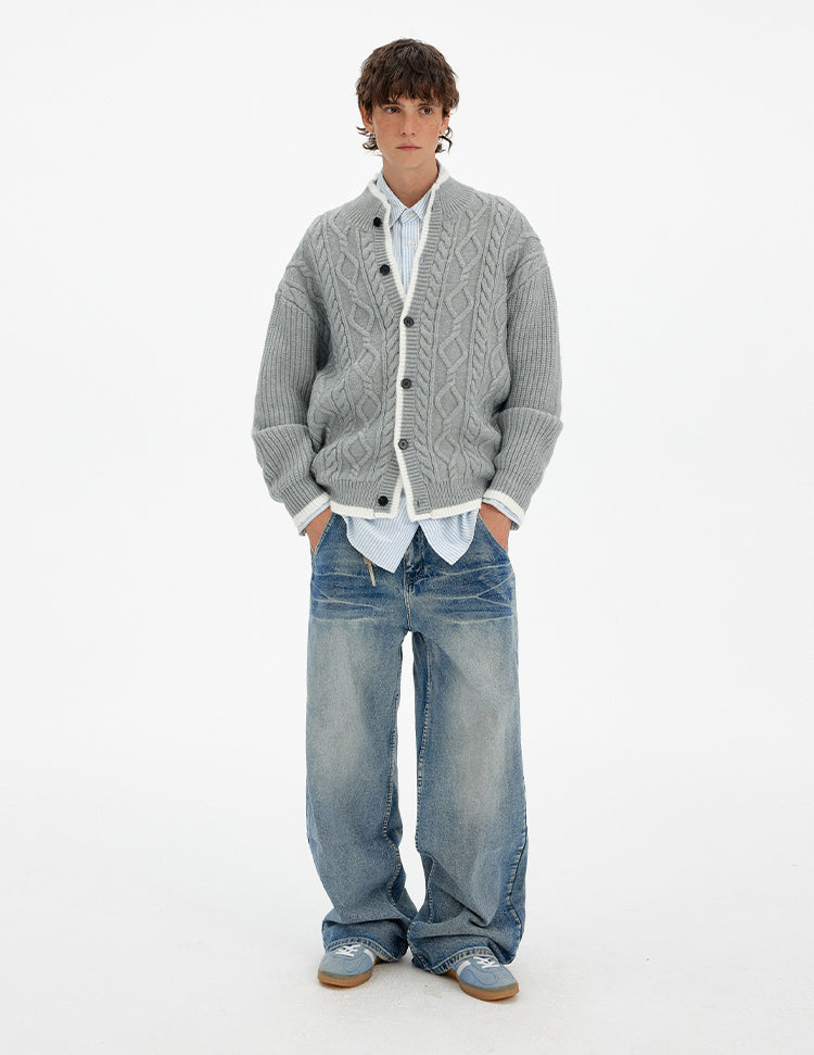 MADWITCH TWIST PREP CARDIGAN #M1051