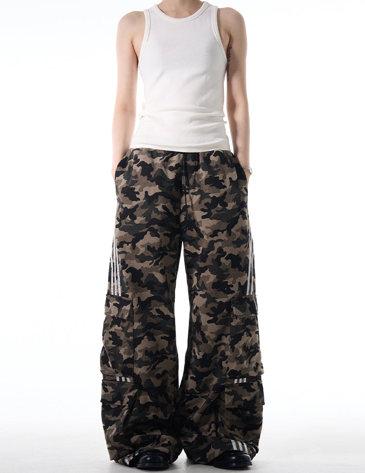 MADWITCH CAMO CARGO PANTS #RK174