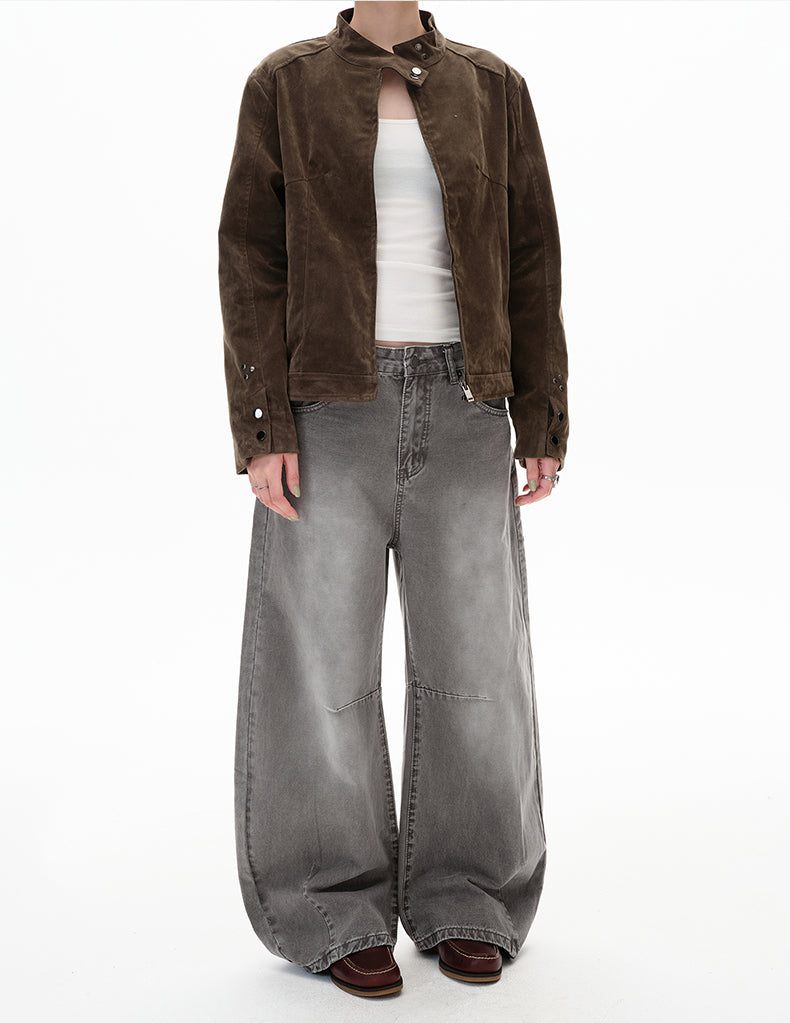 MADWITCH VINTAGE SLUNG JEANS #F9058
