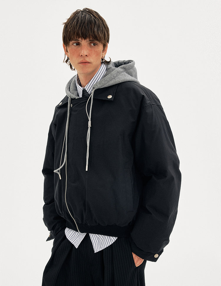 MADWITCH FAUX CROP PARKA #M068
