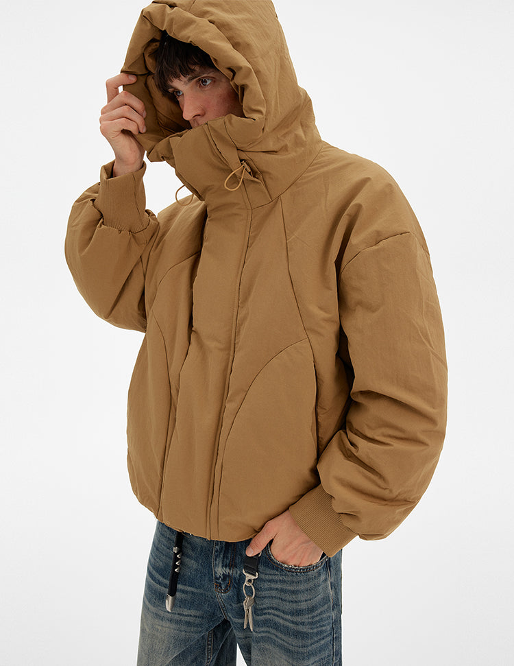 MADWITCH DECONSTRUCTED HOODED DOWN JACKET #N1715