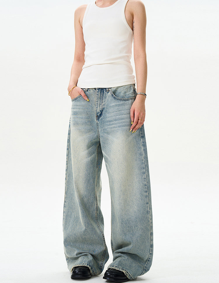 MADWITCH CLASSIC WASHED JEANS #F9020