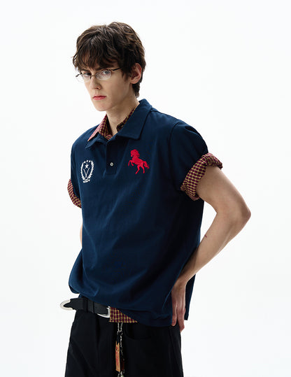 MADWITCH BADGE EMBROIDERED POLO #251388