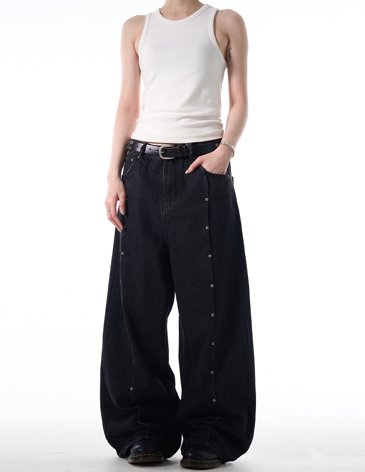 MADWITCH STUDDED HIGH-STREET JEANS #CK9516