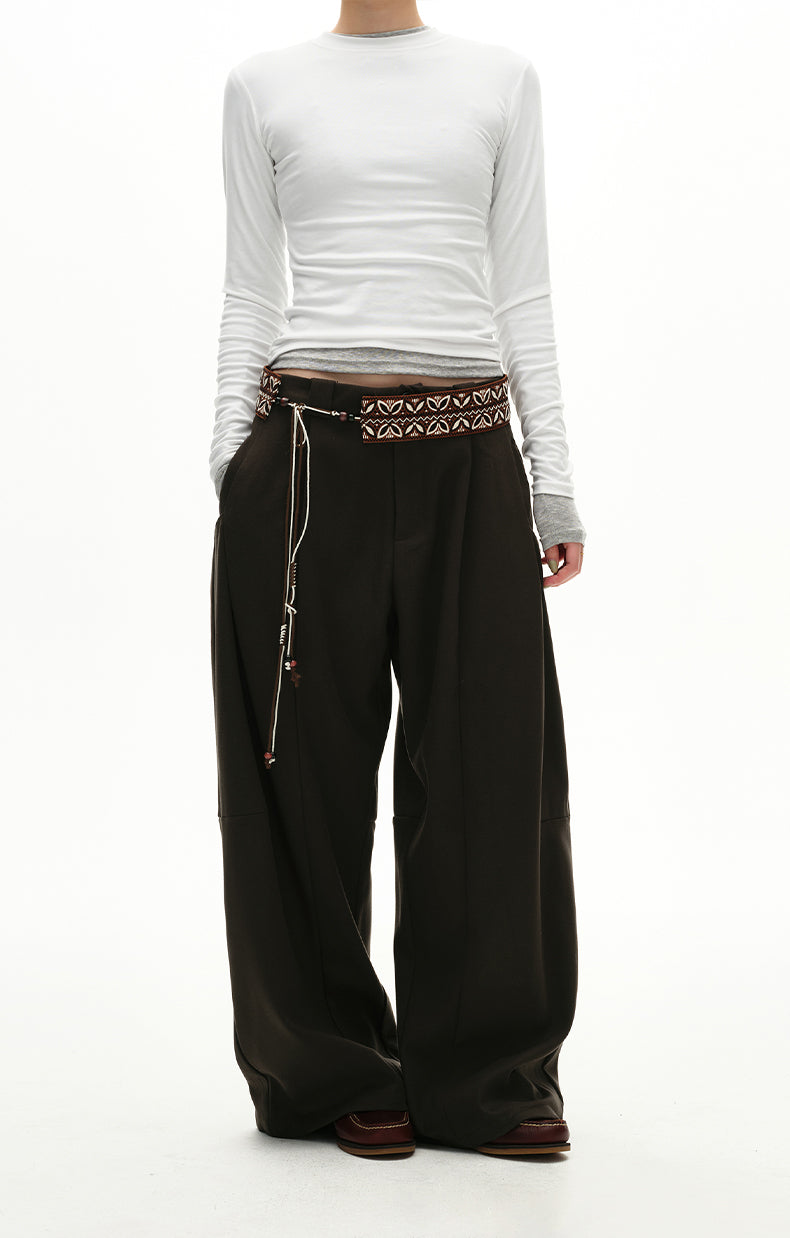 MADWITCH PLEAT DRAPE TROUSERS #UTU032