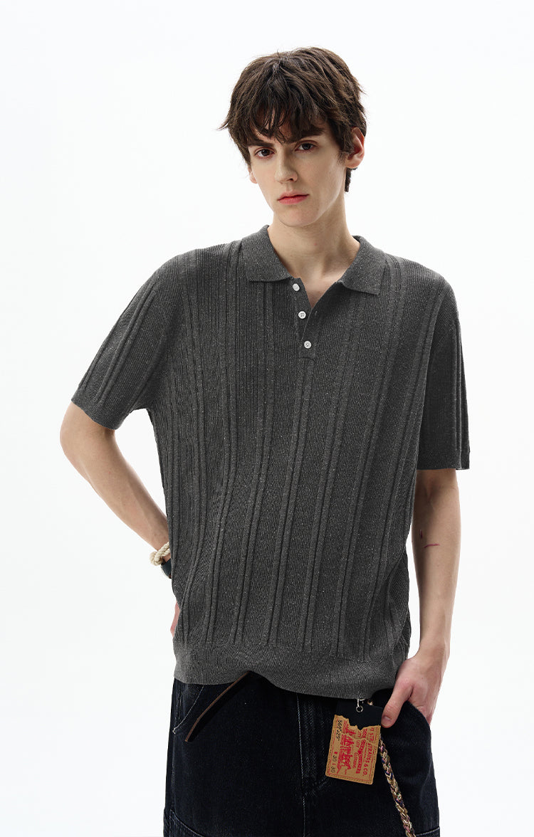 MADWITCH OLD MONEY KNIT TEE #LX0101