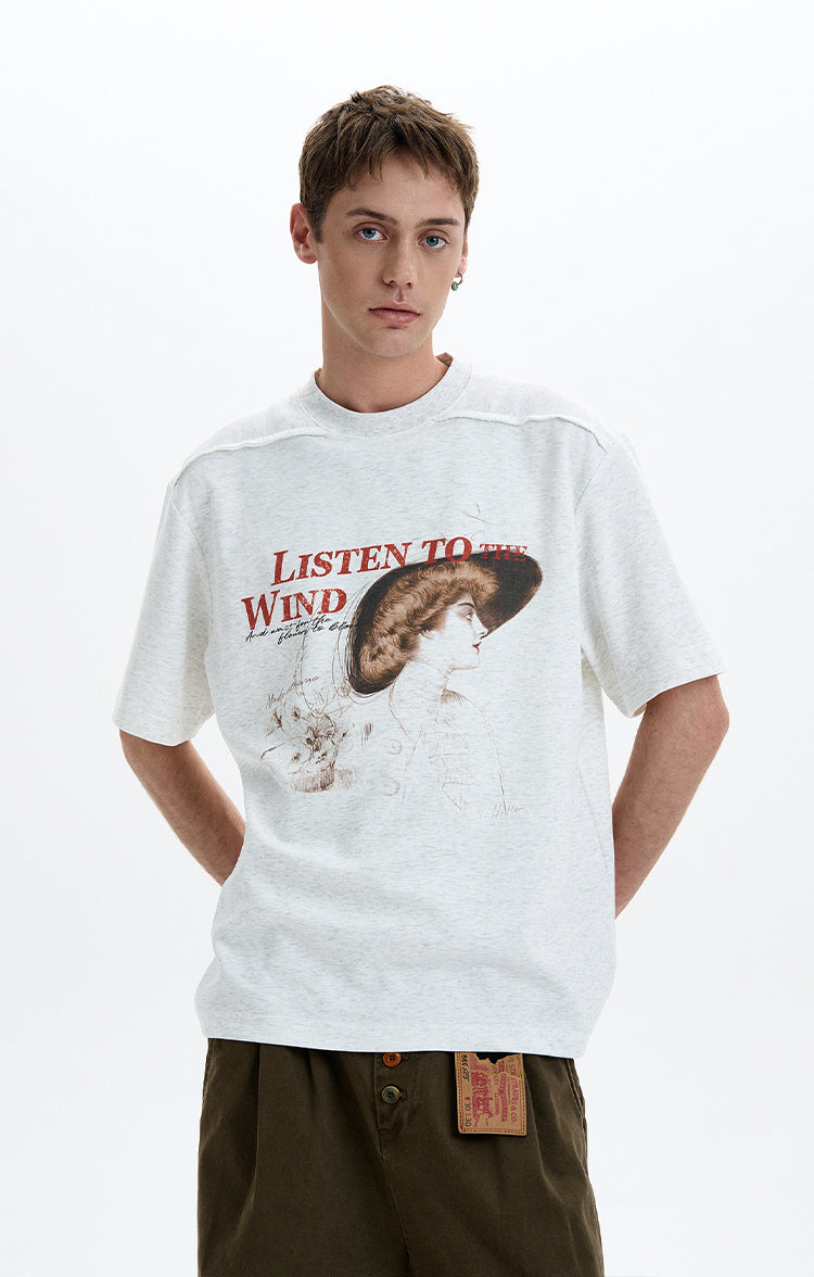 MADWIT VINTAGE GRAPHIC TEE #25081