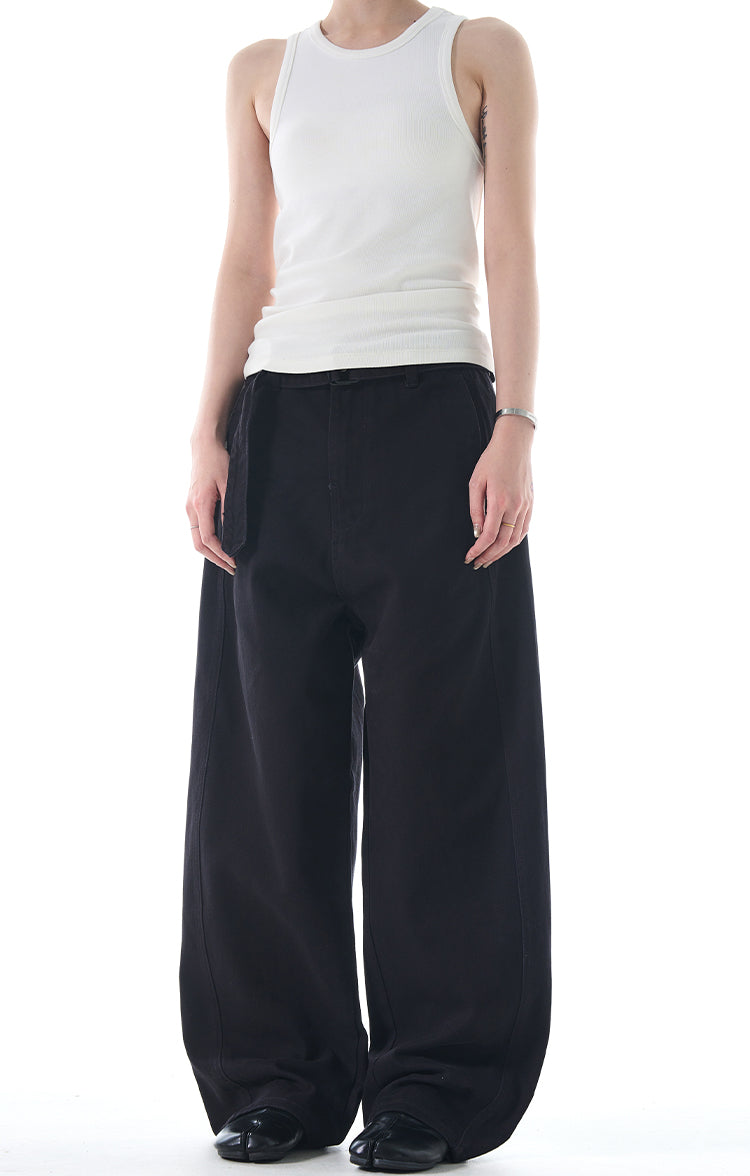MADWITCH STRAIGHT LEG LONG WAISTBAND WORK PANTS #G6636