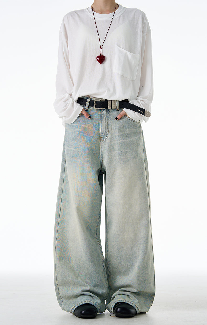 MADWITCH RELAXED WIDE-LEG DENIM #CK9619