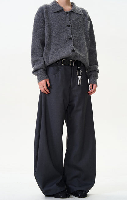 MADWITCH BLADE-CUT RELAXED TROUSERS #NR7182