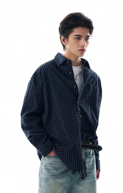 MADWITCH CASUAL PLAID SHIRT #G1100