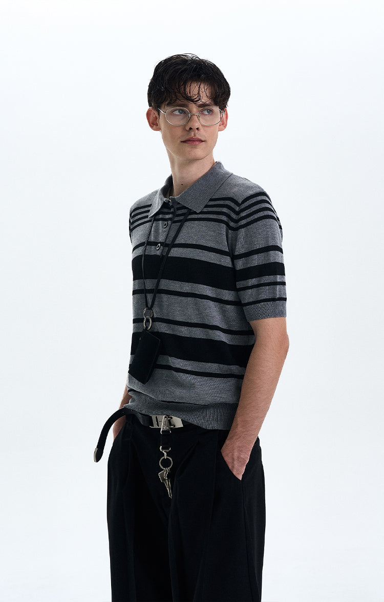 MADWITCH POLO KNIT SHORT SLEEVE TEE #27320