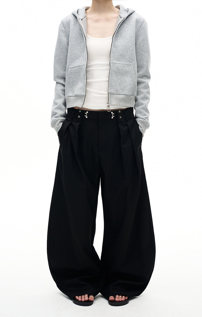 MADWITCH VINTAGE STRIPED WIDE PANTS #CK6857