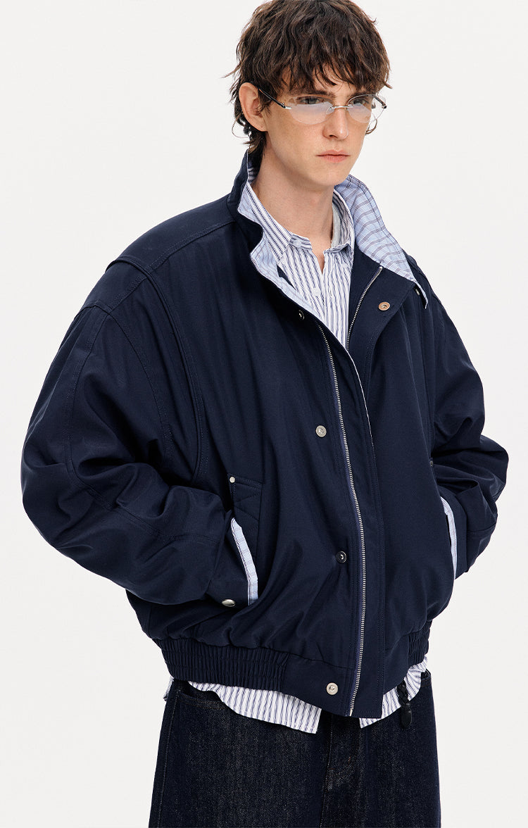 MADWITCH COLORBLOCK CHECKERED DOWN JACKET #630189