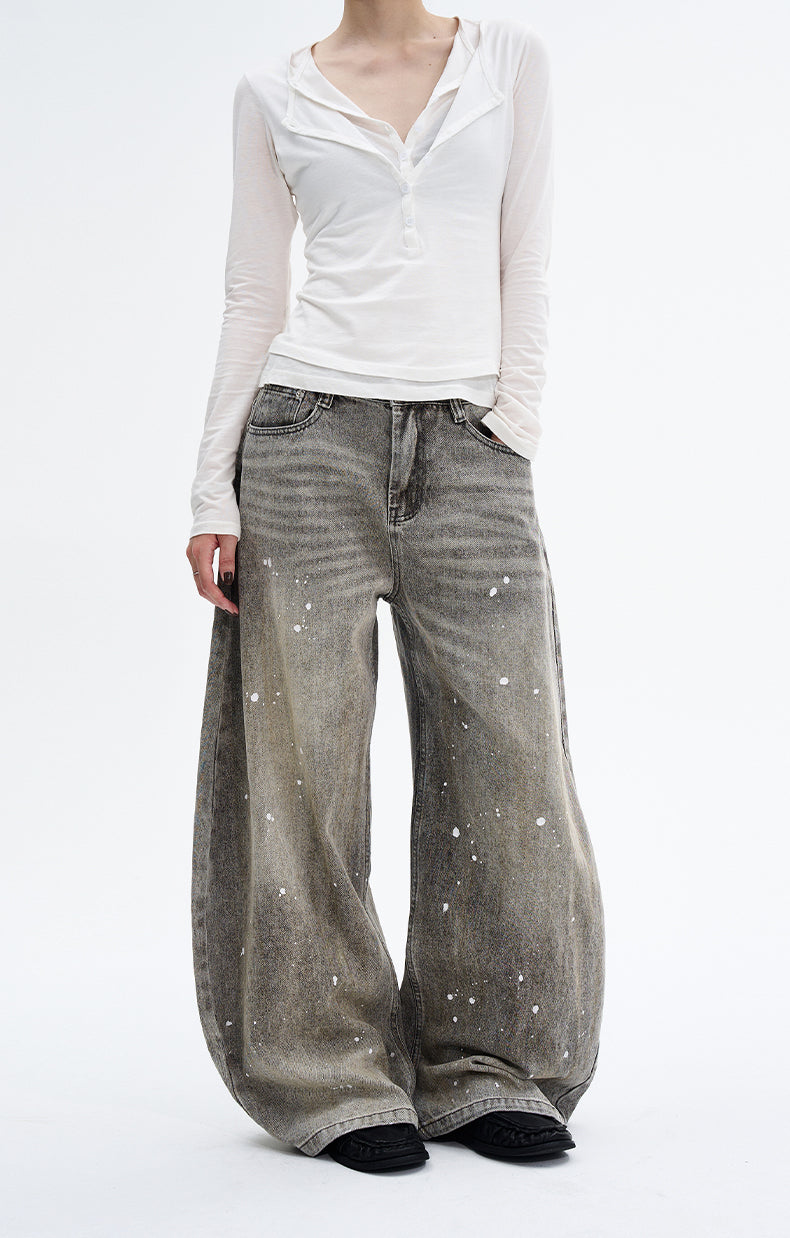 MADWITCH INK SLUNG JEANS #FX066