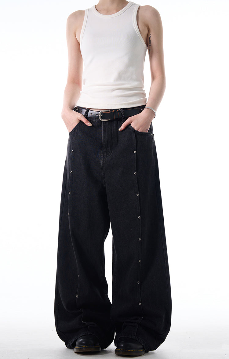 MADWITCH STUDDED HIGH-STREET JEANS #CK9516