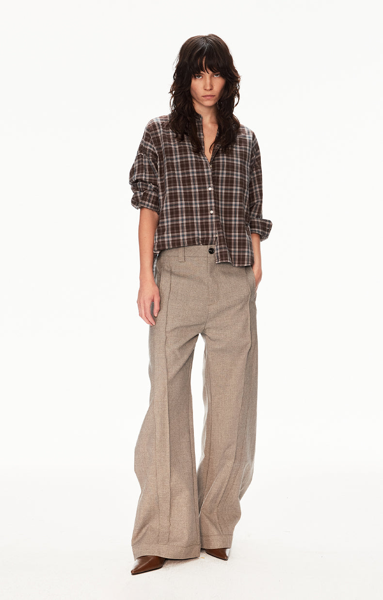 MADWIT WIDE LEG DRAPED TROUSERS #CK6936