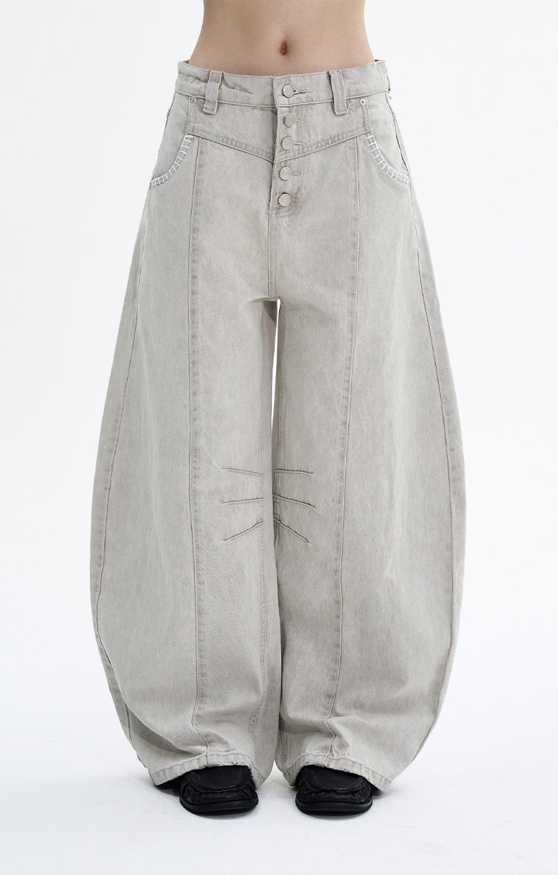 MADWITCH SNAP SLUNG TROUSERS #Z043