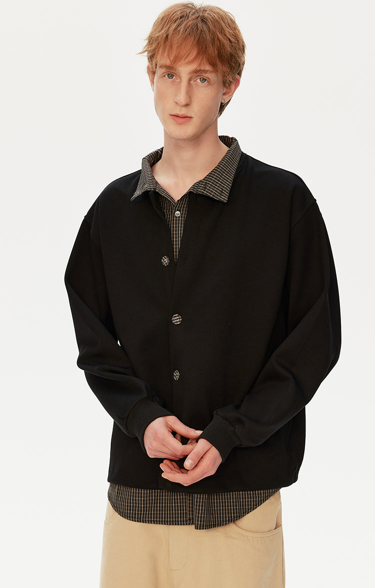 MADWITCH FAUX LAYER SHIRT JACKET #WY726