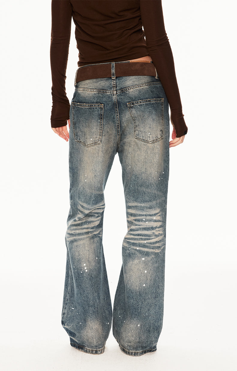 MADWIT INK SPLATTER JEANS #G6942