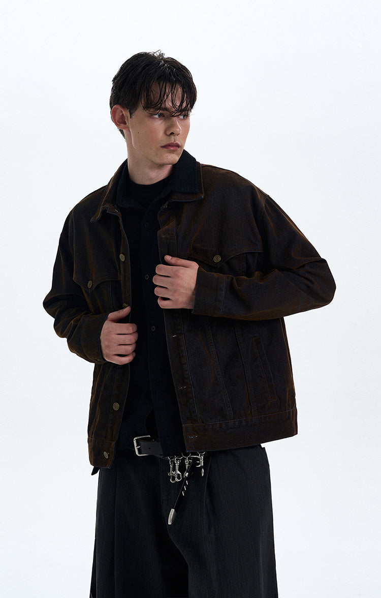 MADWITCH VINTAGE HEAVY-DUTY WORKWEAR JACKET #G6813