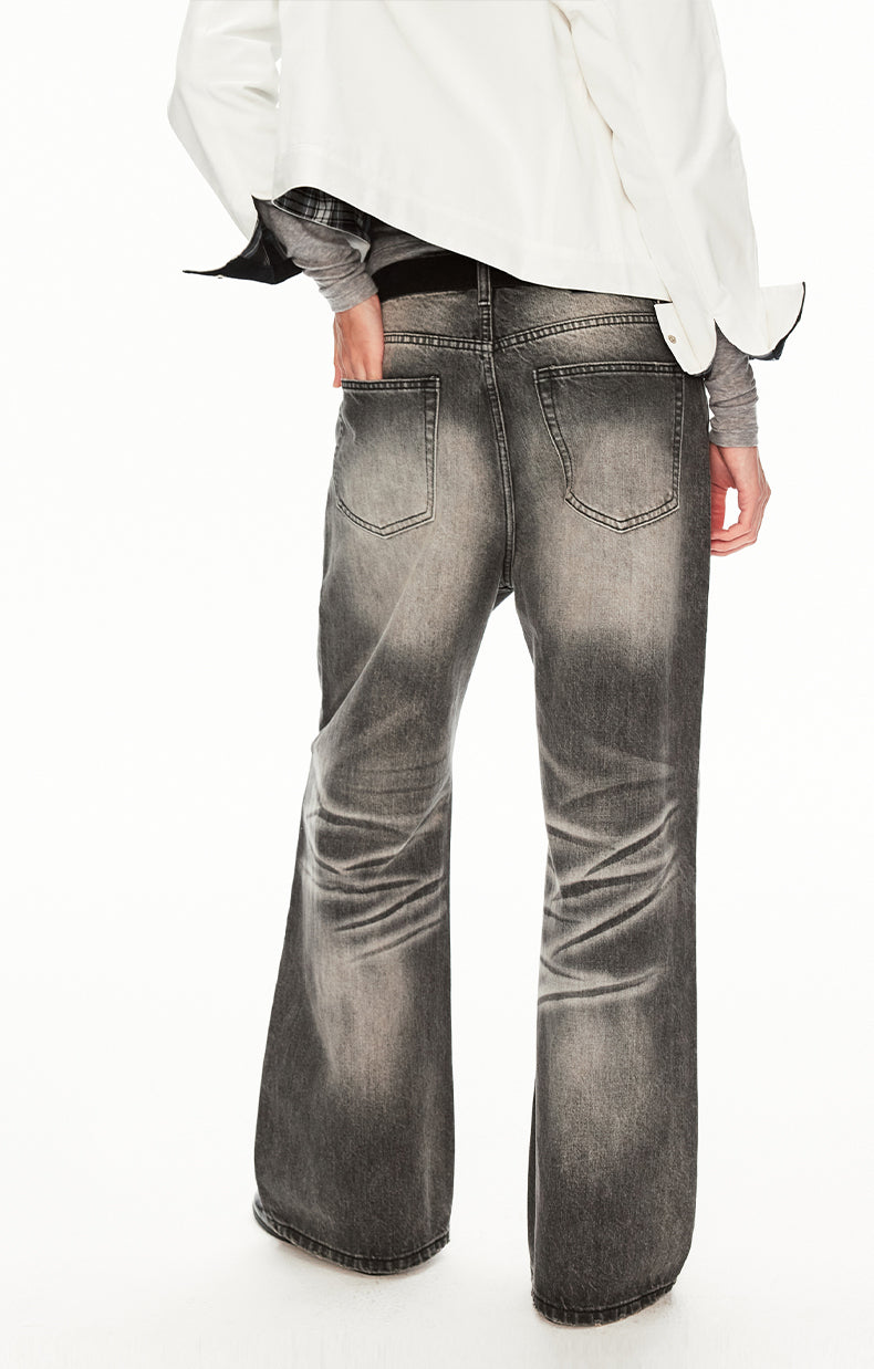 MADWIT FADED WASH JEANS #GD005