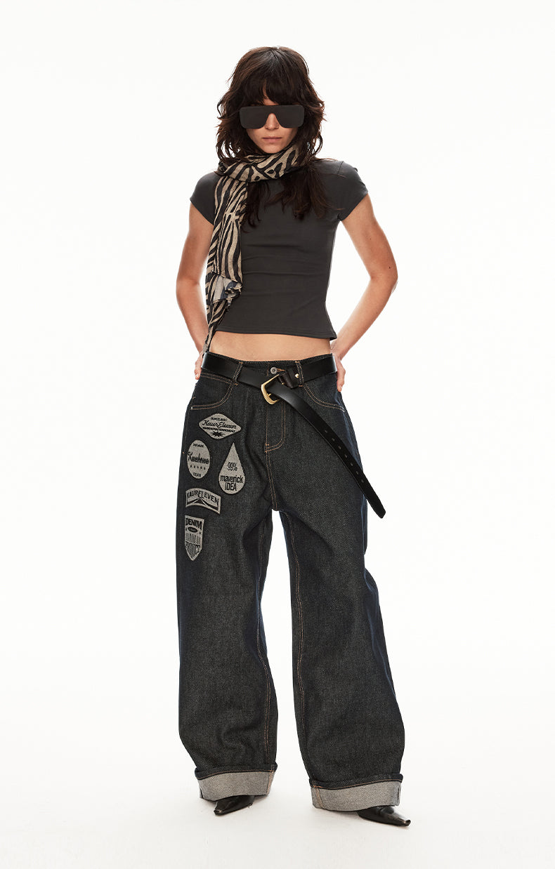 MADWIT HIGH STREET STRAIGHT JEANS #GPC3609