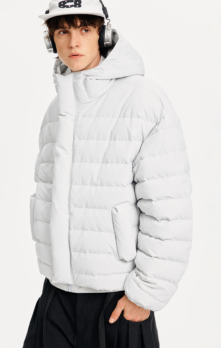 MADWITCH QUILTED HOODED DOWN JACKET #880651