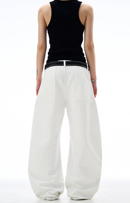 MADWITCH CLEANFIT PLEATED CARGO PANTS #AB1027