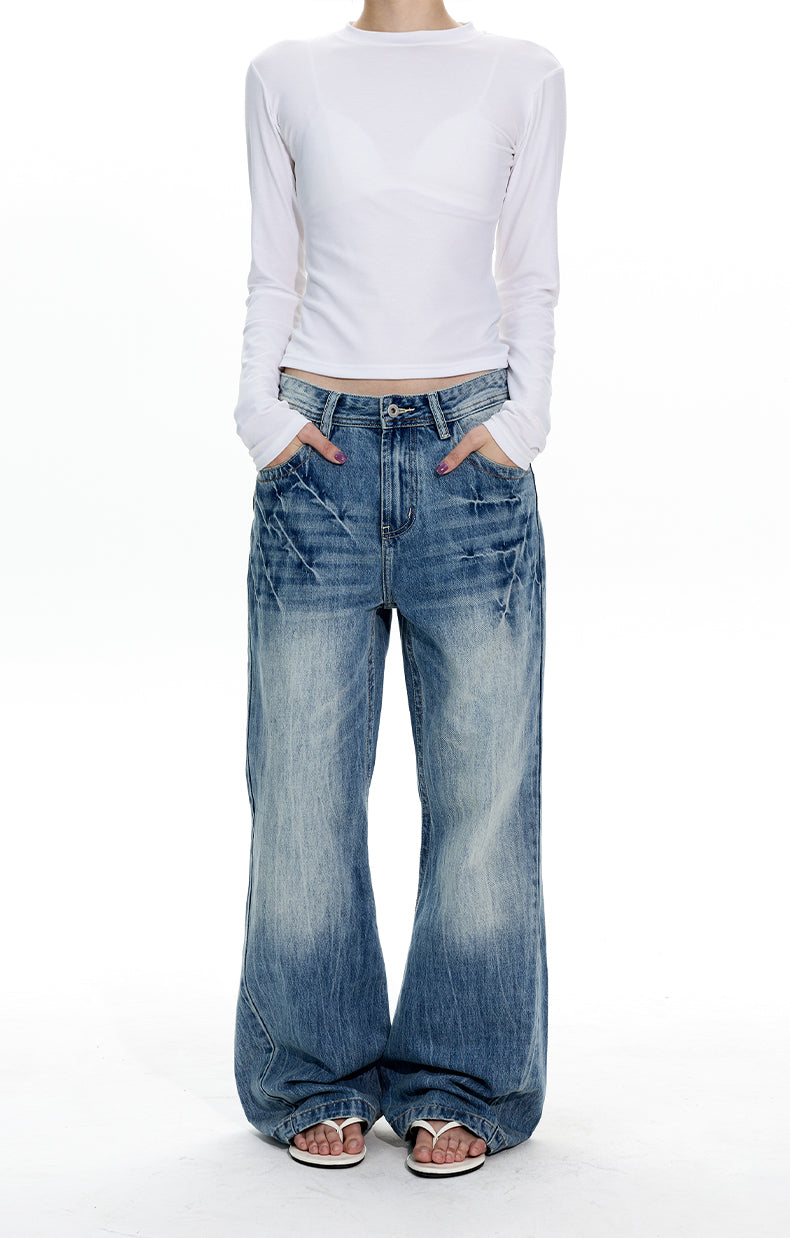 MADWITCH LIGHTNING WASH FLARE JEANS #CN5561
