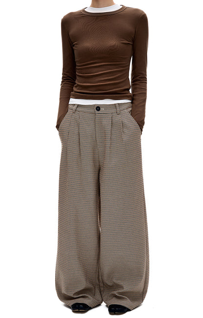 MADWITCH DOGTOOTH PATTERN PANTS #OM6503