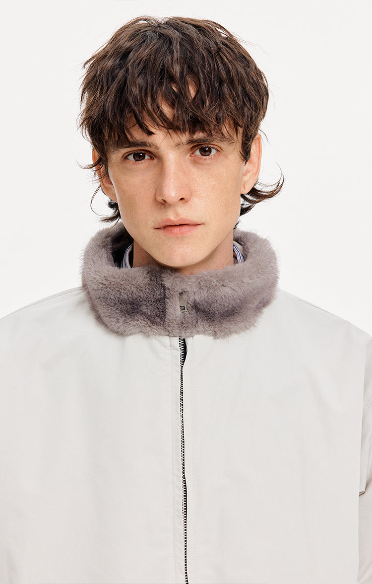 MADWITCH FUR COLLAR QUILTED WINTER COAT #A119