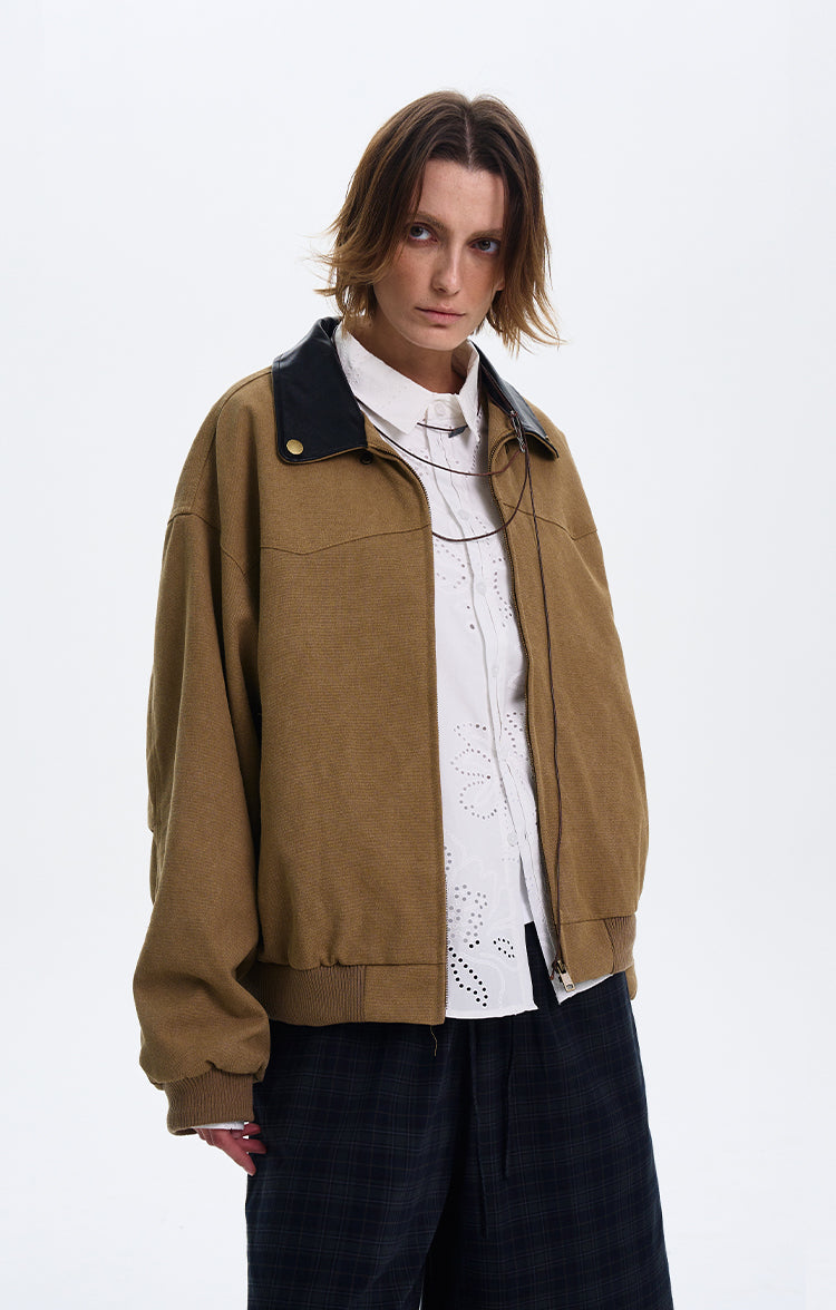 MADWITCH BARN STYLE COLOR-BLOCK JACKET #W218