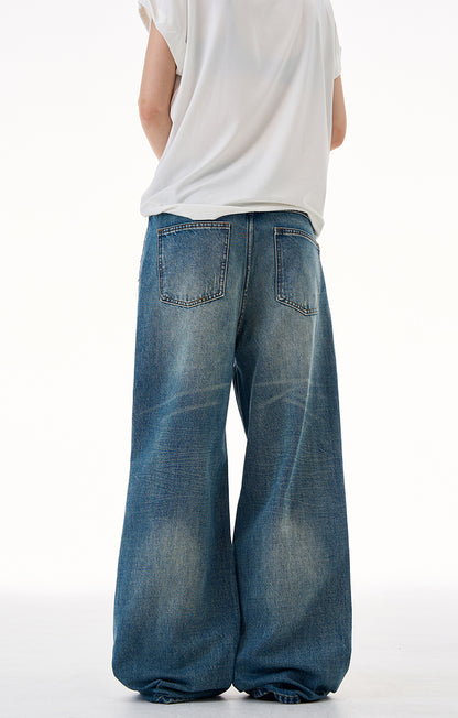 MADWITCH DISTRESSED BUTTON FLY DENIM #CK9623