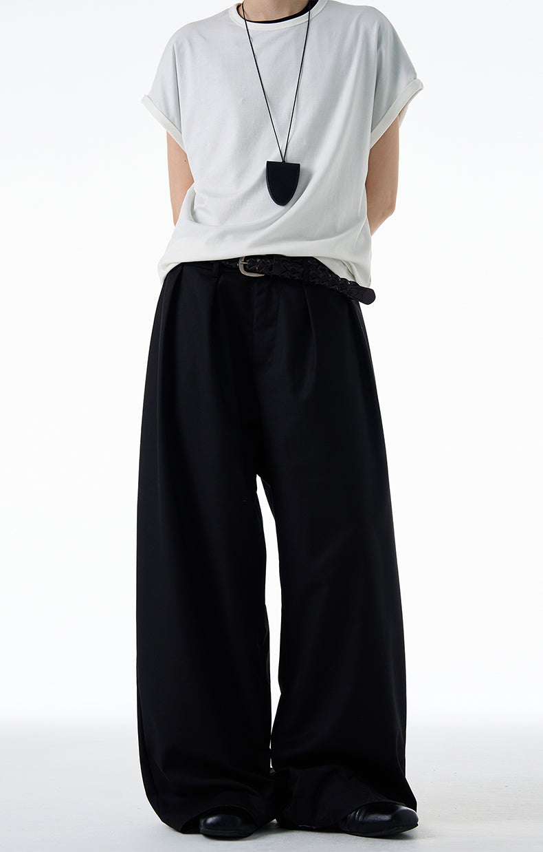 MADWITCH TAILORED DRAPED TROUSERS #C893