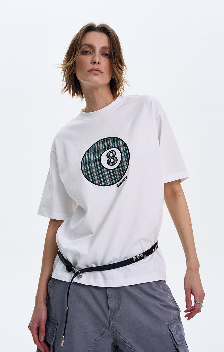 MADWITCH VINTAGE PRINT T-SHIRT #MD4111
